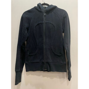 lululemon athletica Black Full-Zip Hooded Sweatshirt